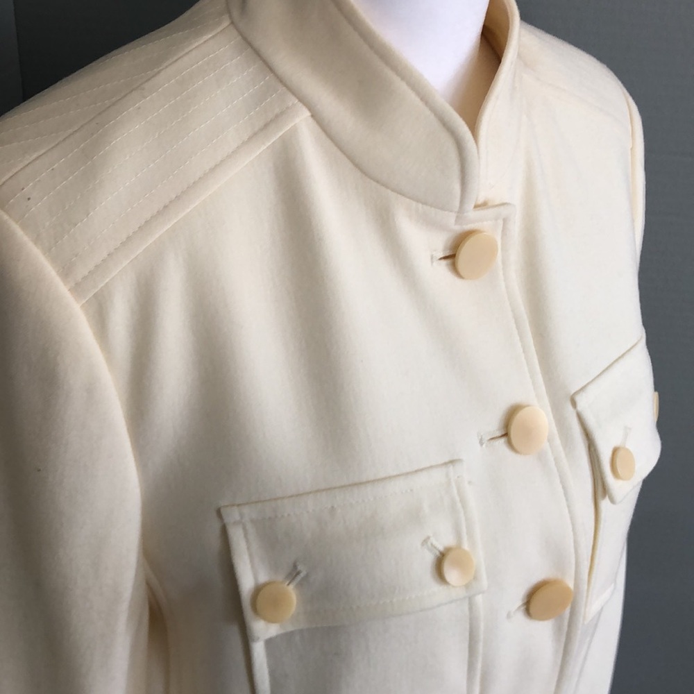 Talbots Ivory Wool Jacket